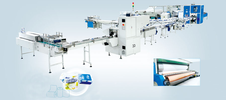 Full Automatic toilet paper roll manufacturing machine for sale