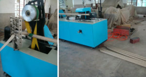 Spiral Tube Making Machine Testing in our factory