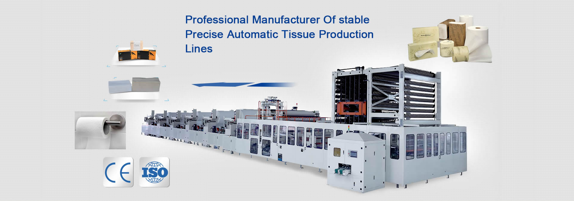 professional tissue paper making machine manufacturer of kinds of tissue production lines