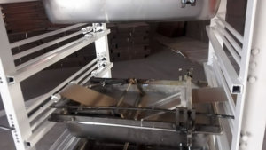 Spiral tube making machine paper gluing