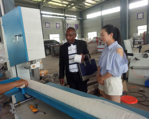 Tanzanian customer visiting Ean factory