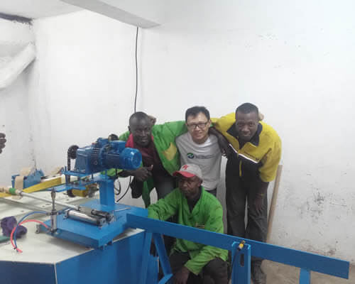 core making machine installation in Kenya