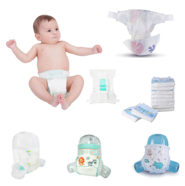 Wholesale kinds of baby diaper Ean Tissue Machinery Company