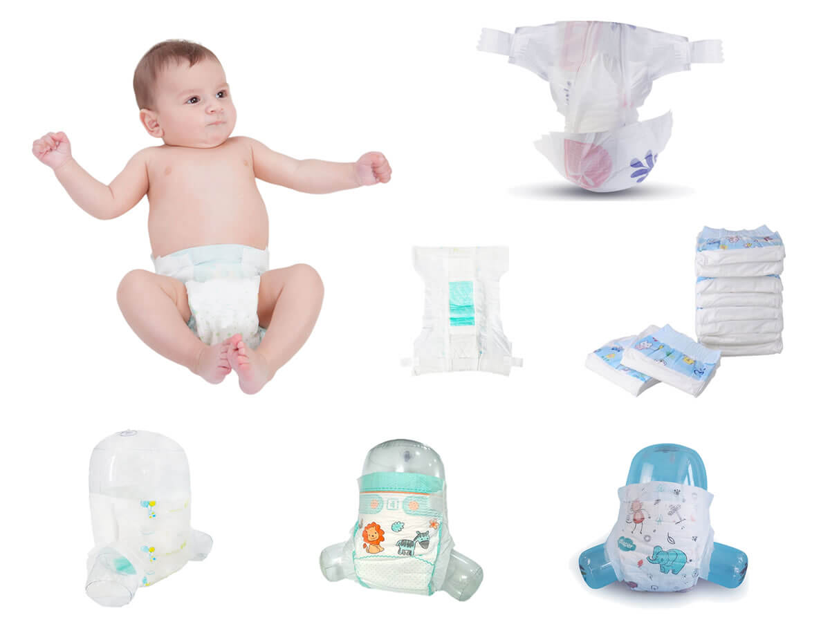 Wholesale kinds of baby diapers