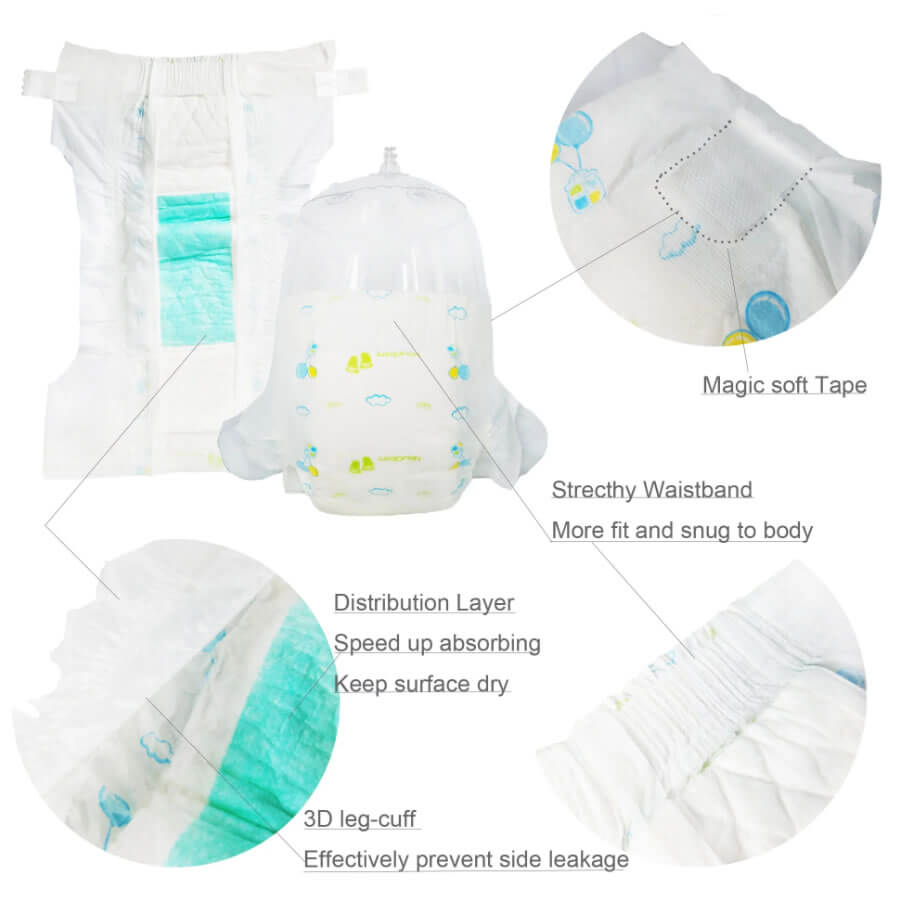 details of our baby diapers for sale