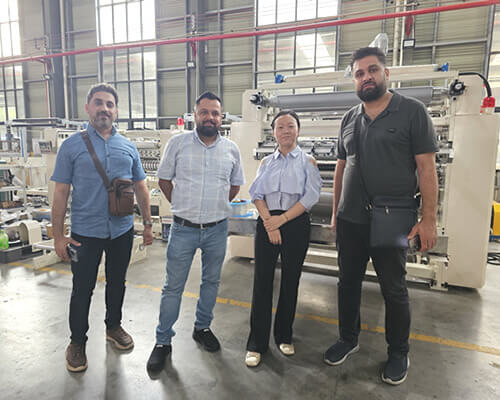 Iranian customers visit Ean Machinery factory