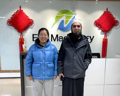 Mozambique Customer visit Ean Machinery factory